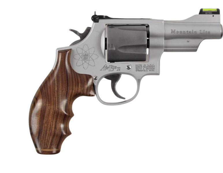 HOGUE GRIP 19320 S&amp;W K or L Frame Round Butt - Smooth - PAU FERRO - w/ Finger Grooves and Stripe Cap