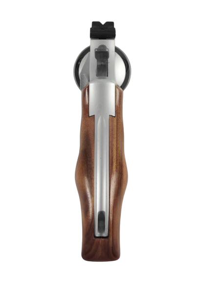 HOGUE GRIP 19320 S&amp;W K or L Frame Round Butt - Smooth - PAU FERRO - w/ Finger Grooves and Stripe Cap