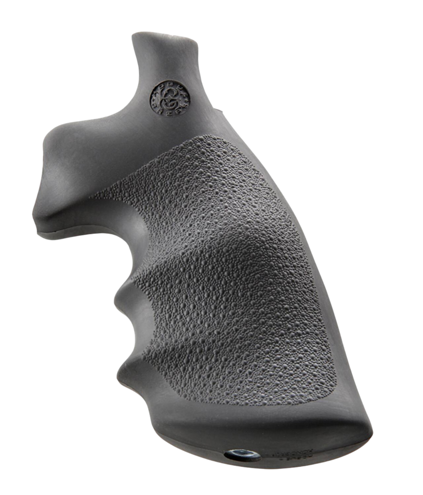 HOGUE GRIP 19002 S&amp;W K or L Frame Round Butt Rubber Conversion Monogrip Black
