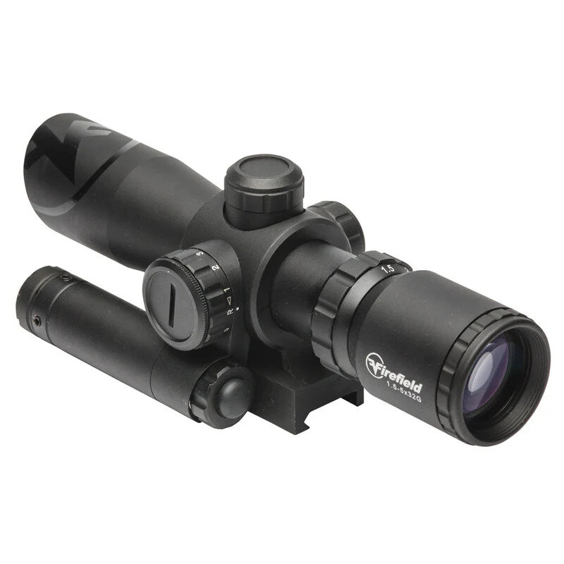 FIREFIELD FF13063 Barrage 1.5-5x32 Riflescope met Groen Laser