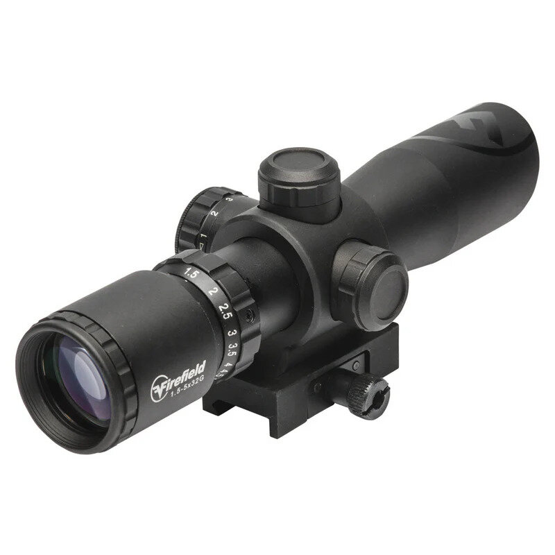 FIREFIELD FF13063 Barrage 1.5-5x32 Riflescope met Groen Laser
