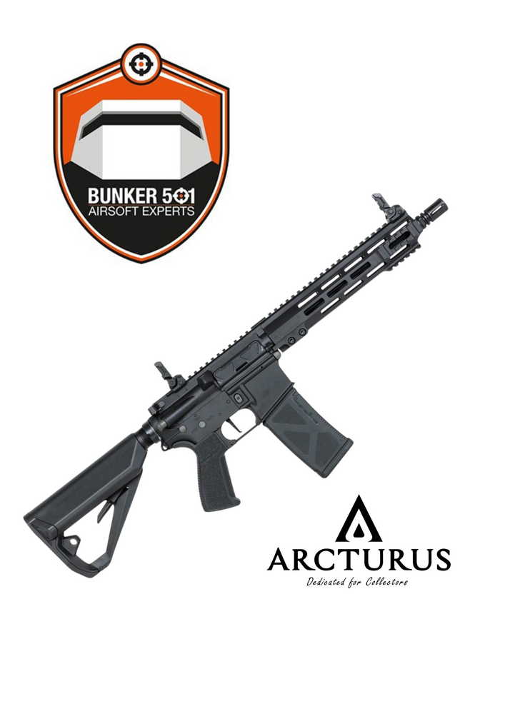 ARCTURUS LWT MK-II CQB 10" AEG SPORT SE&trade; Carbine up to 1.14 J Zwart