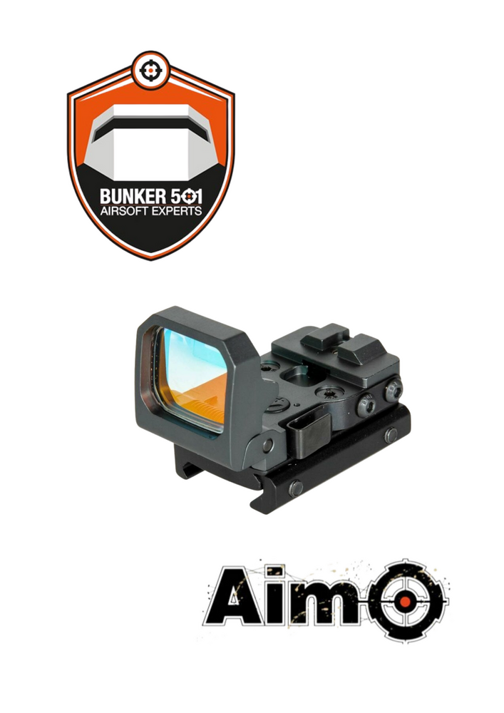 AIMO Flip Dot Reflex Red Dot Sight Replica - Gray 