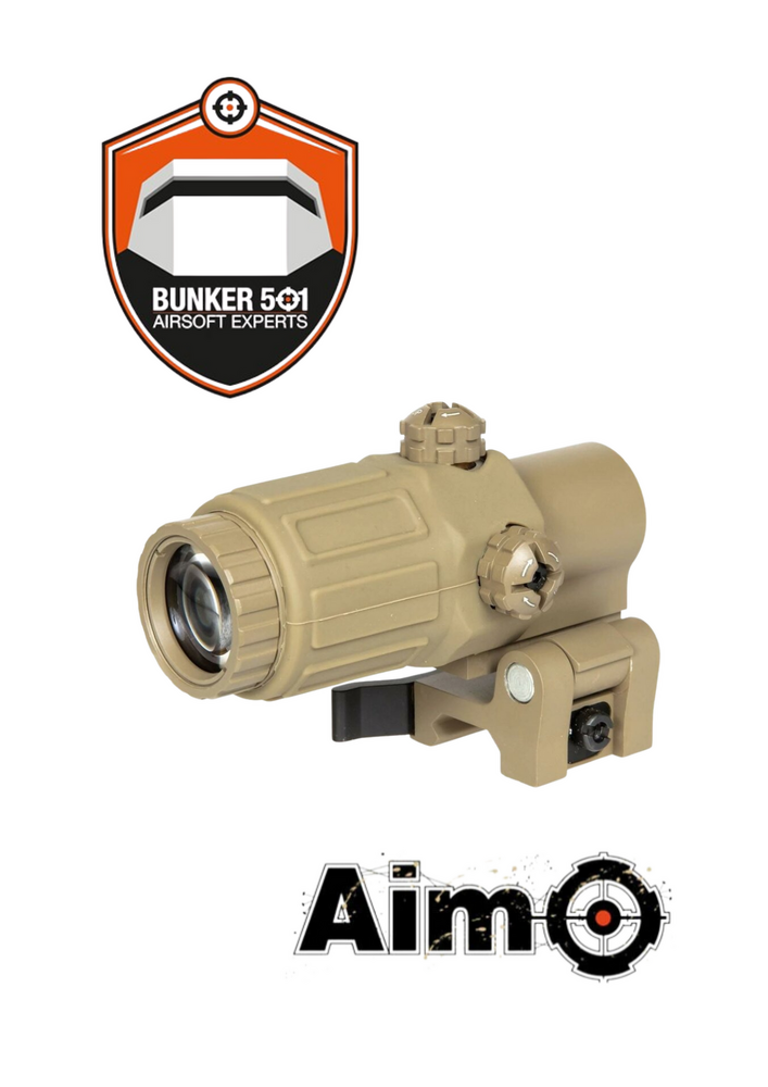 AIMO 3x30 ET Style Magnifier - Dark Earth
