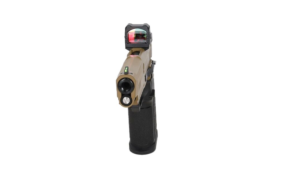 ARCTURUS Vanguard 5" Hi-Capa GBB Optics Ready  with ARS-1 red dot sight Half-Tan