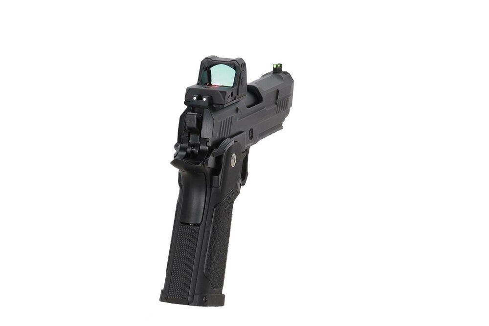 ARCTURUS Vanguard 4.3" Hi-Capa GBB Optics Ready met ARS-1 Red Dot &ndash; Zwart