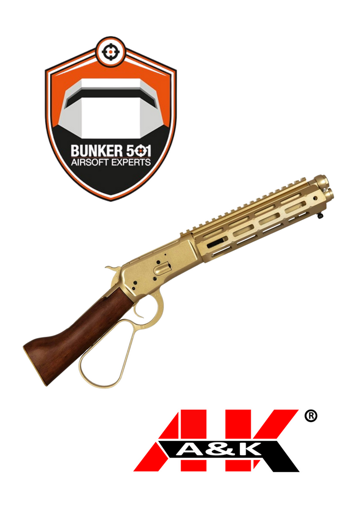 A&amp;K 1873R (Real Wood) Rifle - Gold