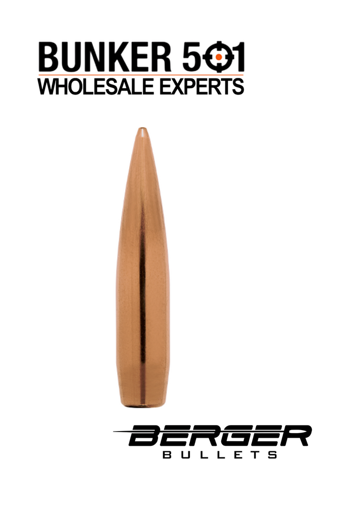 BERGER BULLET  30 Caliber 208 Grain LG Hybrid Target (100 Stk.)