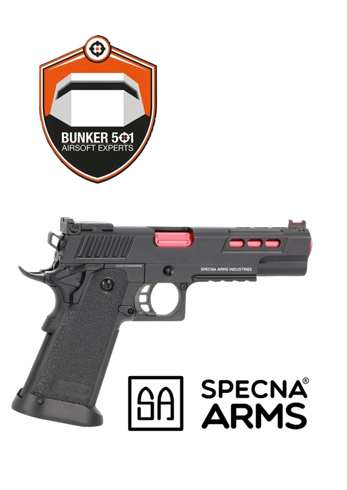 SPECNA ARMS SA-VGP12 VAPOR&trade; airsoft Zwart/Rood
