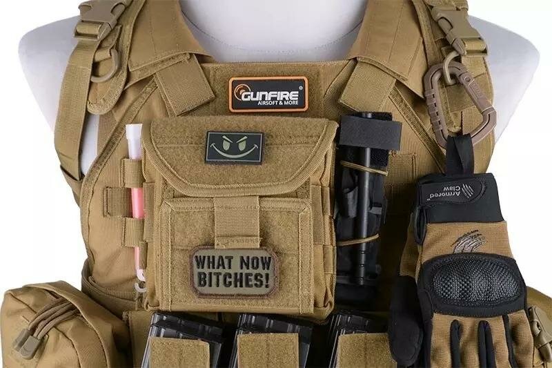 Administration panel with map pouch &ndash; BLACK