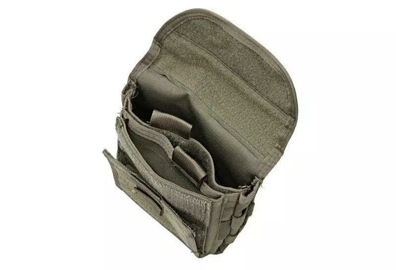 Administration panel with map pouch &ndash; OLIVE
