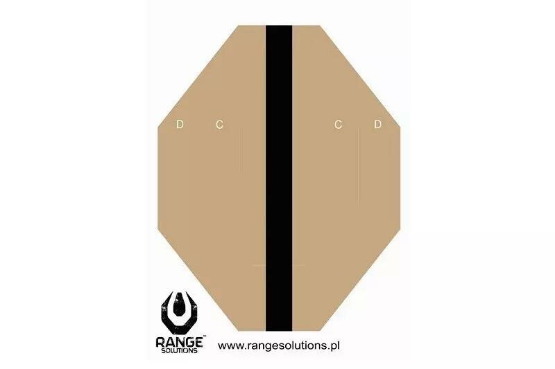IPSC Hard Cover 2 Shooting Targets - 50pcs