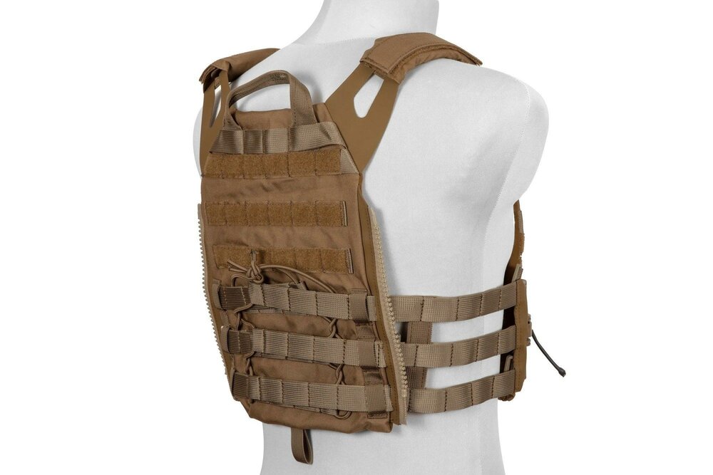 BlueLabel Quick Release Jump Plate Carrier 2.0 Vest - Coyote Brown