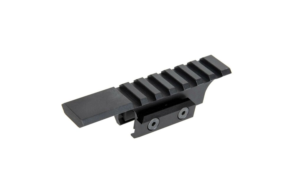 B-18U top mounting rail for AKS-74U replicas Black