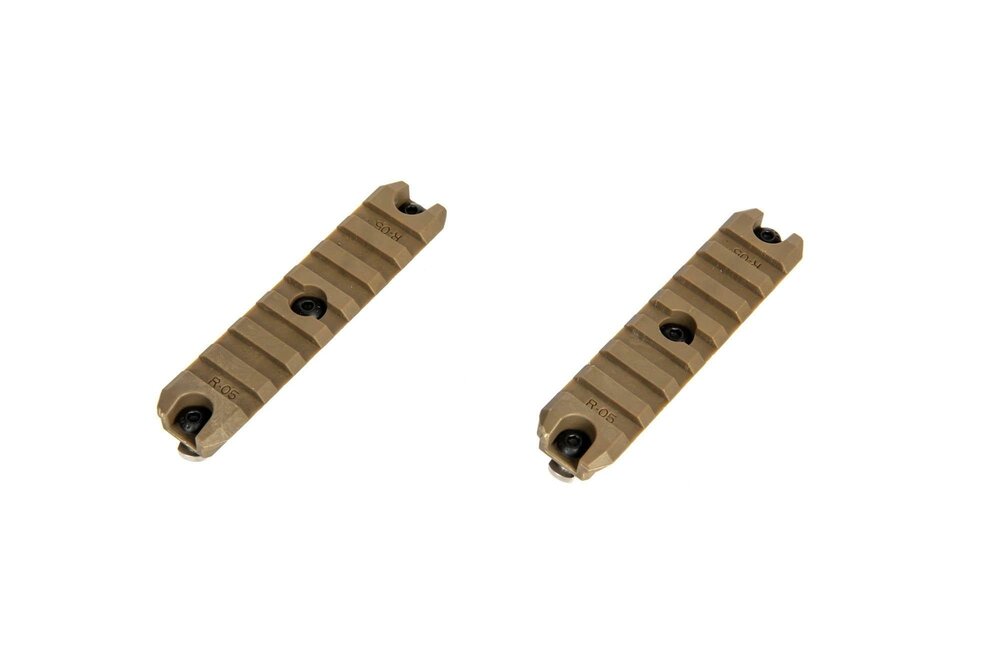 M-LOK 3.5&rdquo; Polymer Rail (2 Pcs) - Dark Earth