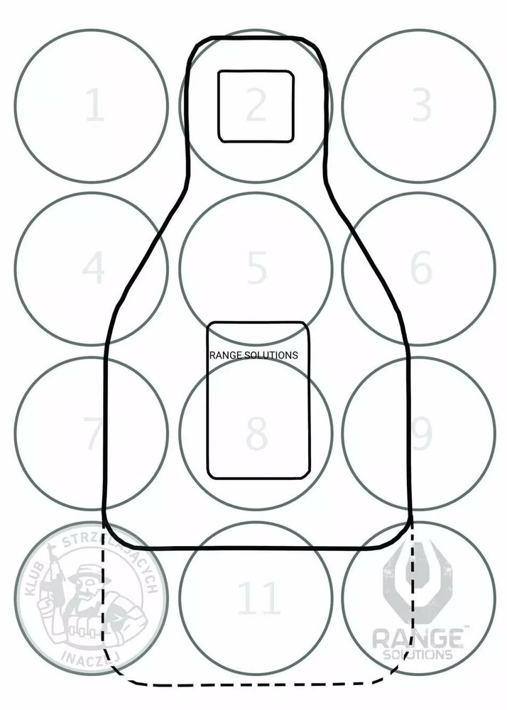 FBI KSI Shooting Targets - 500 pcs