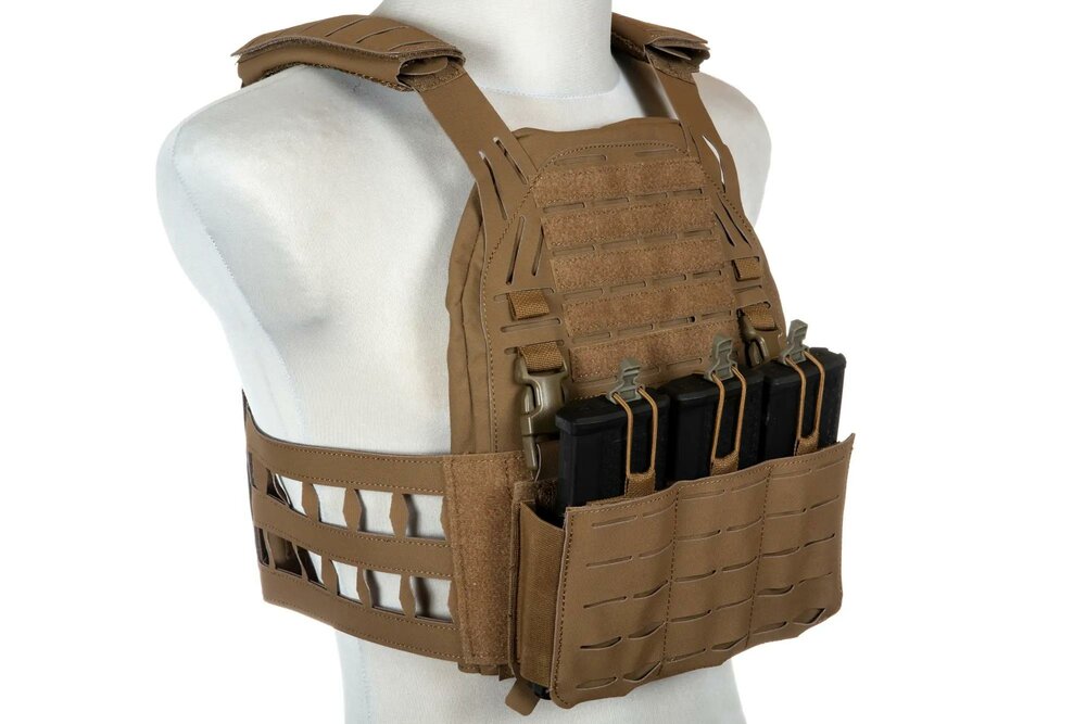 PRIMAL Laser-Cut plate carrier Stegadon - Coyote Brown