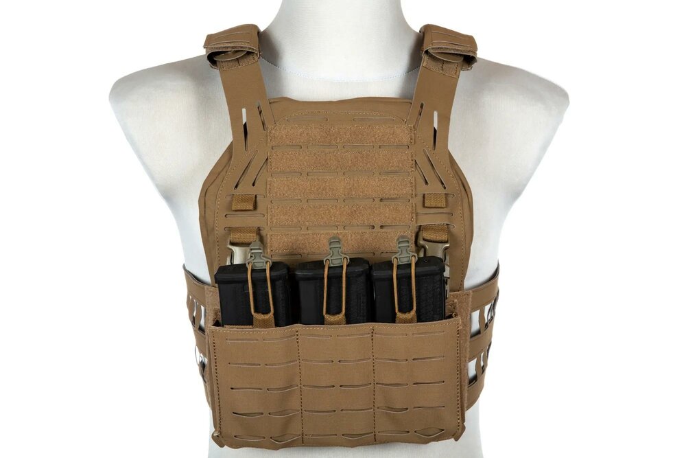 PRIMAL Laser-Cut plate carrier Stegadon - Coyote Brown