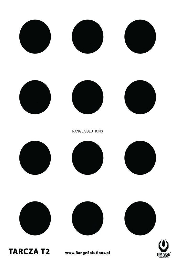  T2 shooting targets - 50pcs