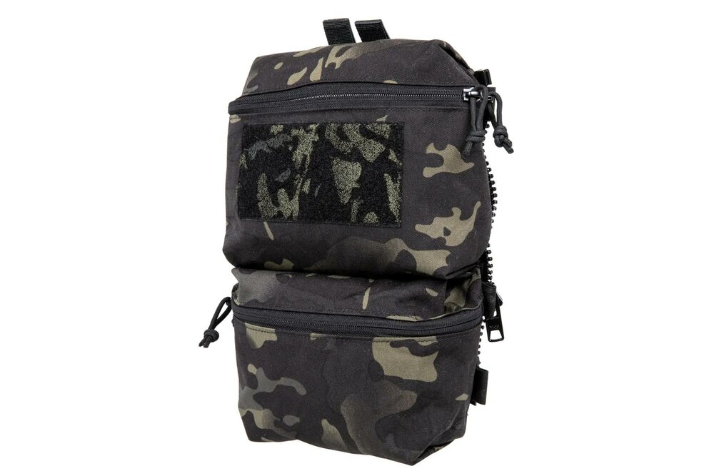 Back panel with MOLLE system for V5 PC Wosport MultiCam tactical vest Black