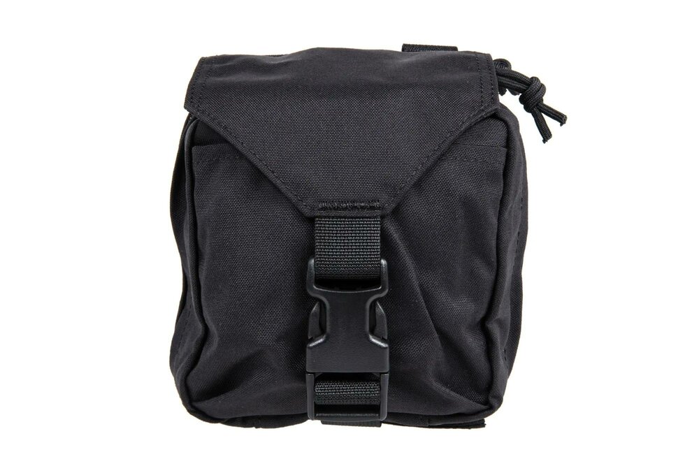Wosport First aid kit with Molle panel Black