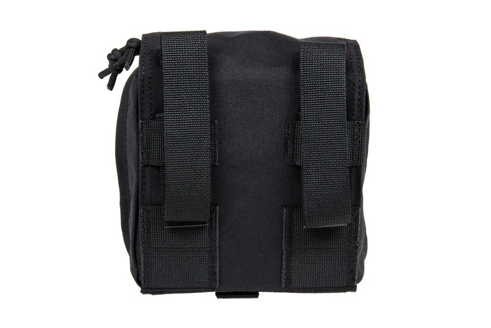 Wosport First aid kit with Molle panel Black