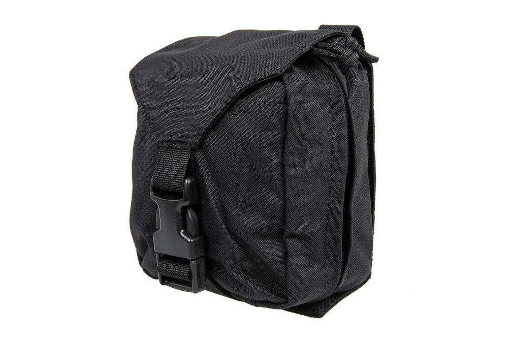 Wosport First aid kit with Molle panel Black