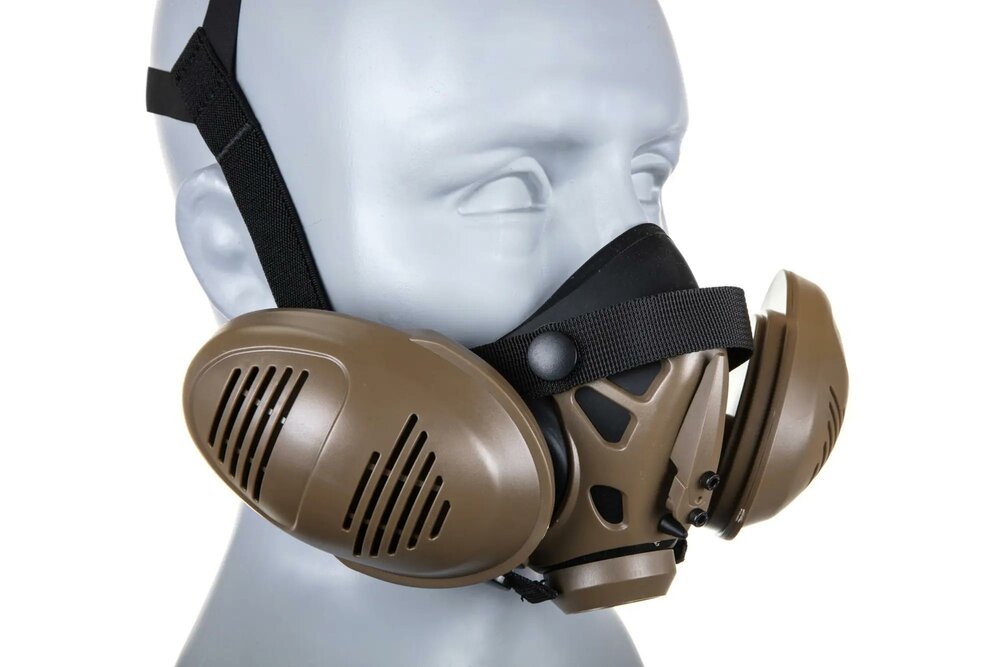 WoSport Tactical Respirator Modeling Mask Tan