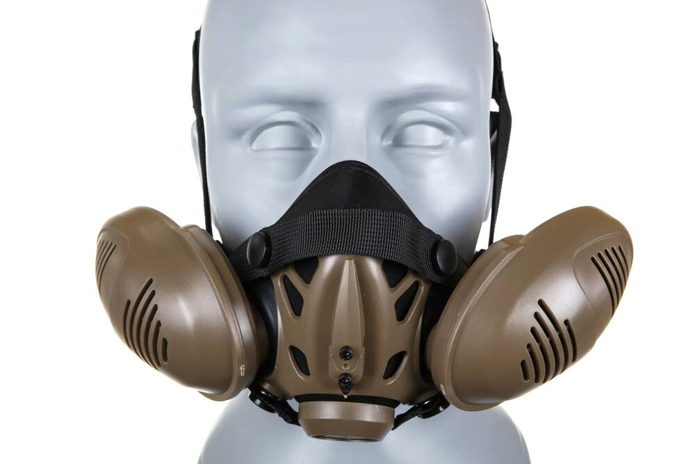 WoSport Tactical Respirator Modeling Mask Tan