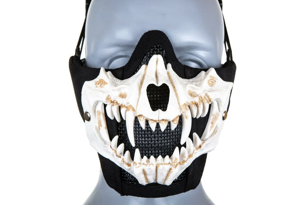 WoSport Stalker EVO Fangs Upgrade Mask White