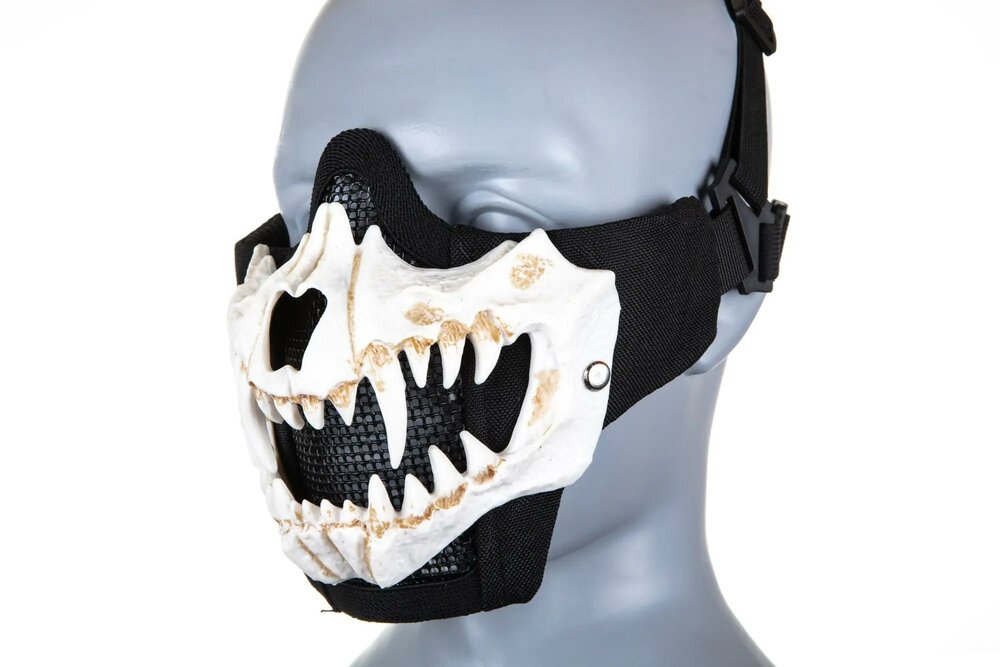 WoSport Stalker EVO Fangs Upgrade Mask White