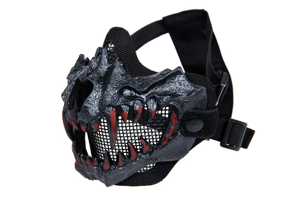 WoSport Stalker Fangs Standard Mask Black