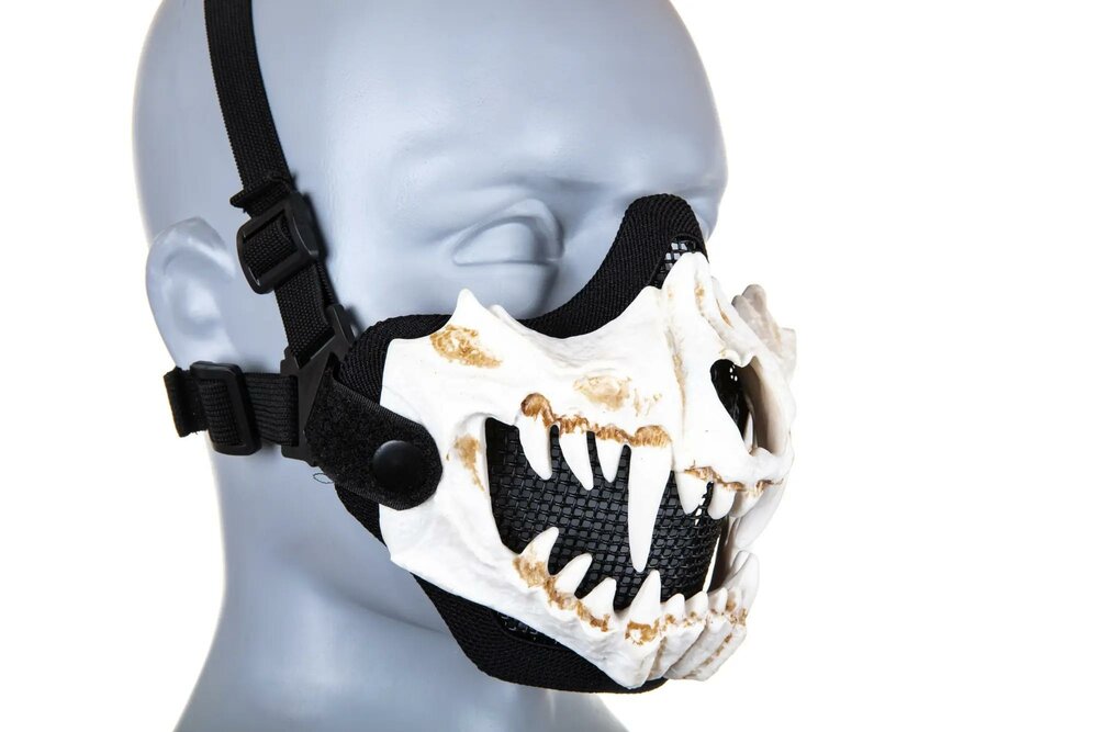 WoSport Stalker Fangs Mask Standard White