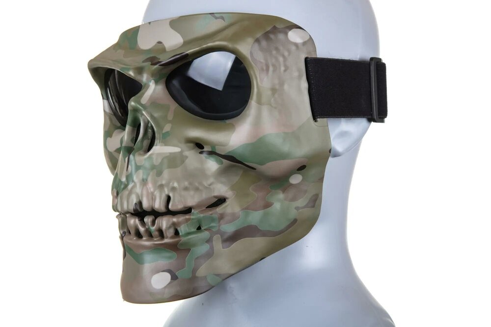 WoSport Skeleton Full Face Mask Multicam