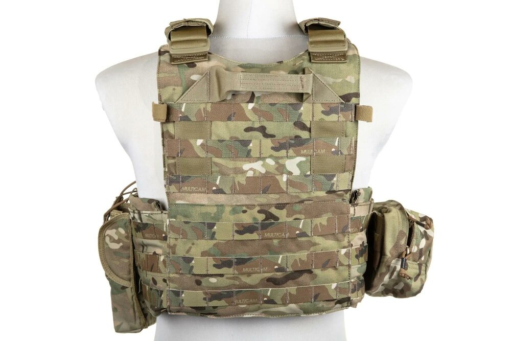 EMERSON Gear 6094A Style Plate Carrier waistcoat with loader set Multicam