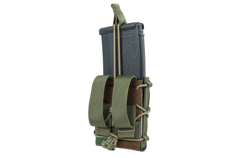 SPECNA ARMS Tactical Open Type Rifle Mag Pouch &ndash; Single &ndash; Woodland