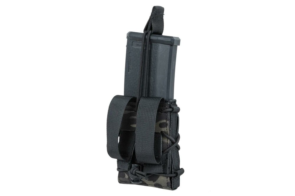 SPECNA ARMS Tactical Open Type Rifle Mag Pouch &ndash; Single &ndash; MC Black