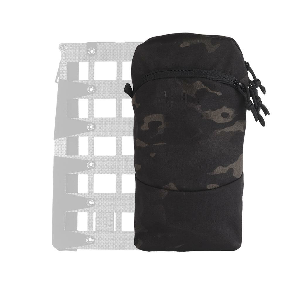 Wosport Cargo universal pocket 3x6 Vertical Laser Cut Multicam Black