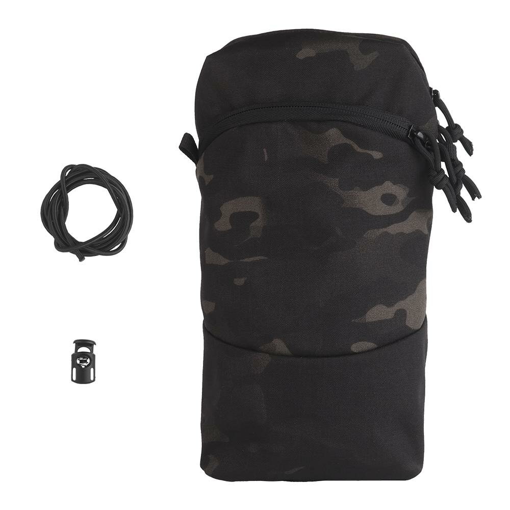 Wosport Cargo universal pocket 3x6 Vertical Laser Cut Multicam Black