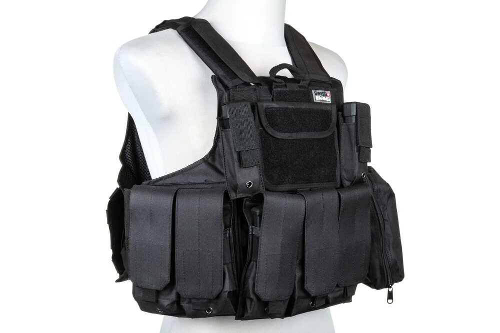 CYBERGUN Swiss Arms CIRAS Tactical Vest Zwart