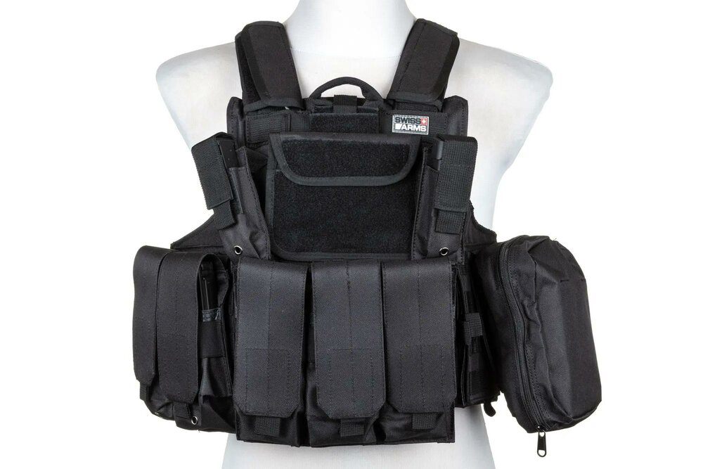 CYBERGUN Swiss Arms CIRAS Tactical Vest Zwart