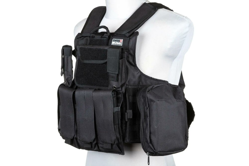 CYBERGUN Swiss Arms CIRAS Tactical Vest Zwart