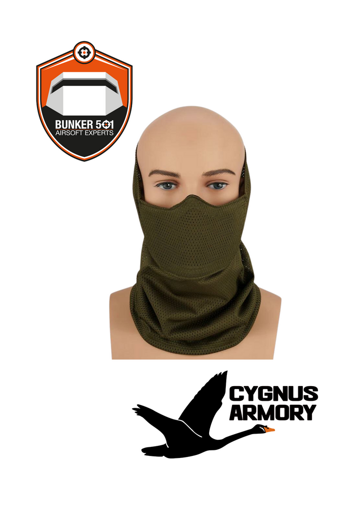 CYGNUS ARMORY Face Warrior Defender Mask Olive