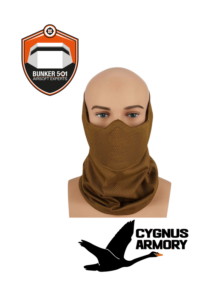 CYGNUS ARMORY Face Warrior Defender Mask Coyote Brown