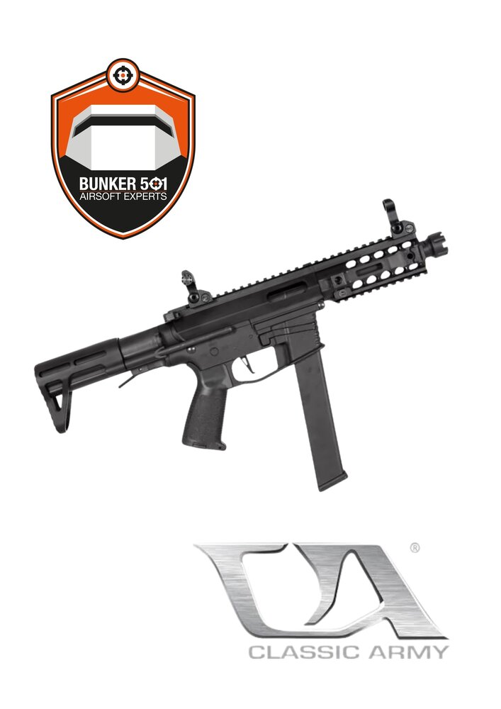 CLASSIC ARMY PX9 SMG - Zwart