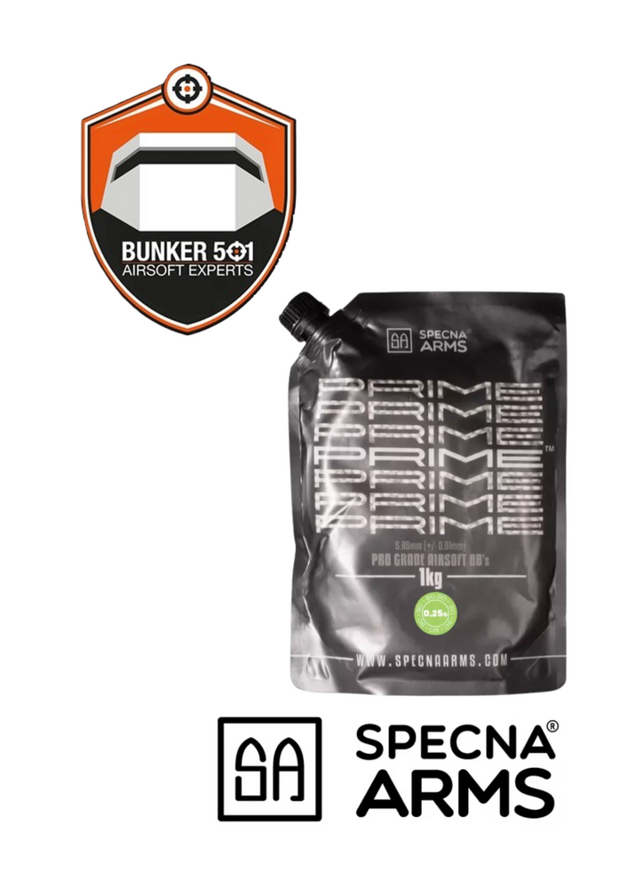 SPECNA ARMS PRIME BIO 0.25g precision BBs - 1 Kg