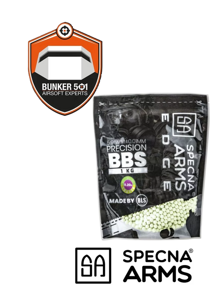 SPECNA ARMS BBs Bio Tracer Degradable 0.20g  5000 pcs - Green