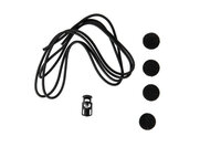 Mesh helmet cover for fast (L) - black