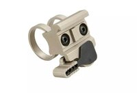 QD RIS rail flashlight mount - sand