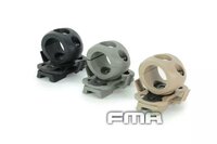 FMA 0.83' / 21 mm Flashlight helmet mount &ndash; black